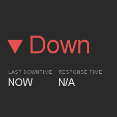 Monitoring down example